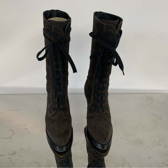 Haider Ackerman lace up boots. - Picture 2 of 4